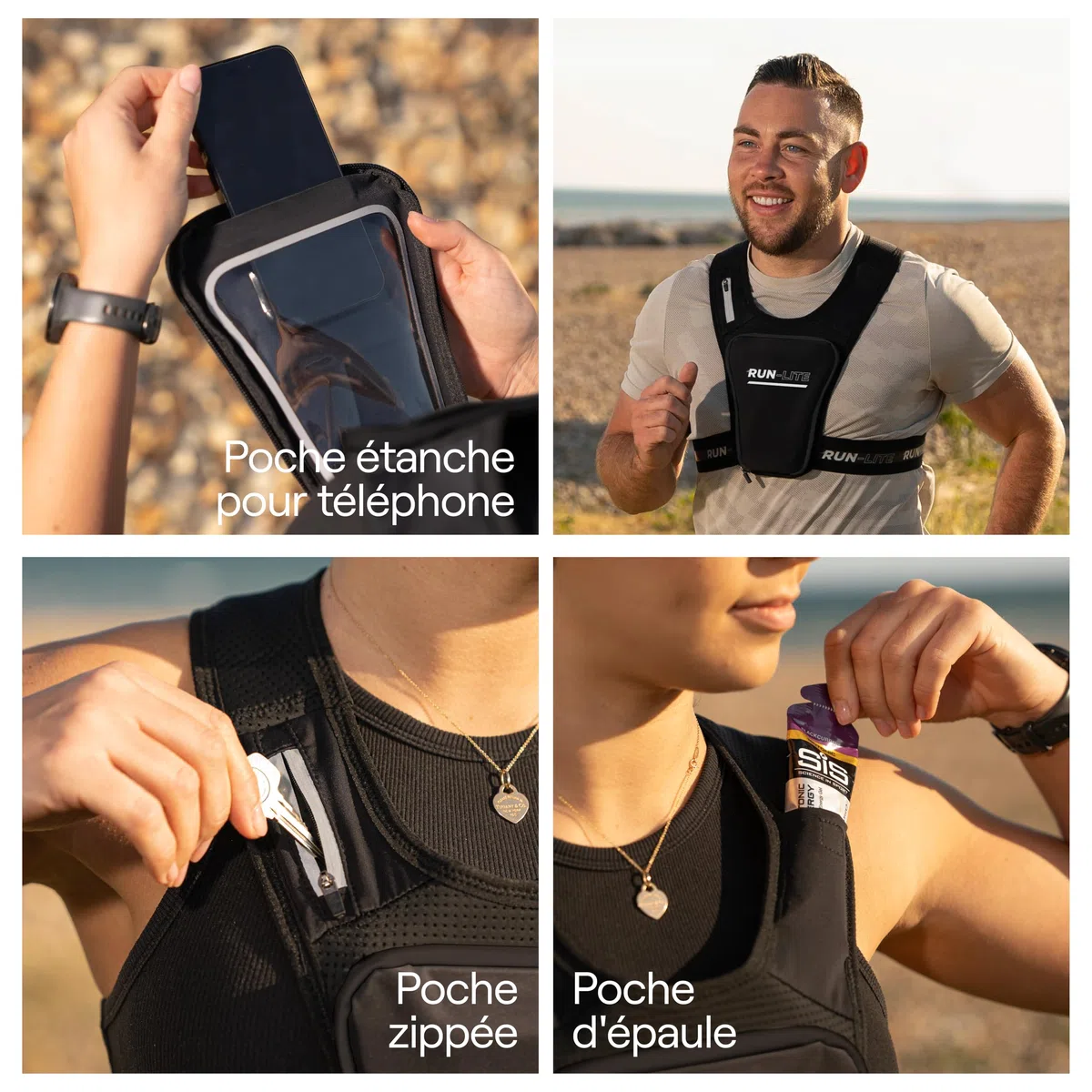 Brassard Running Téléphone – Support Smartphone Stable sans Rebond, Pochette Étanche, Réglable et Réfléchissant – Porte Téléphone Course à Pied Unisexe (Jusqu’à 6,8”)