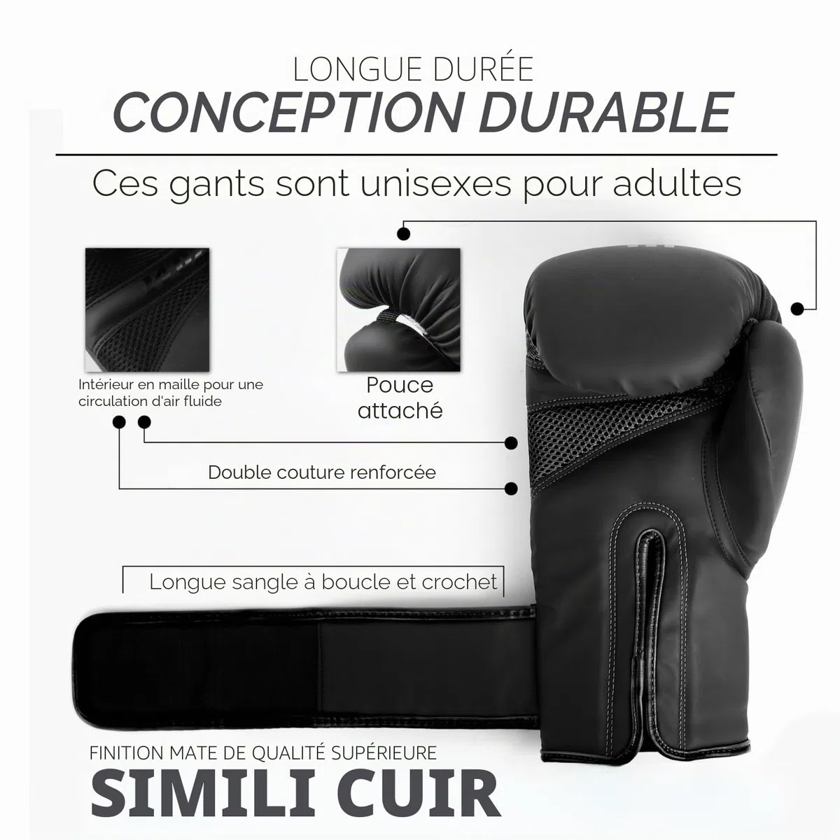EVO Fitness Gants De Boxe Homme Femme MMA Muay Thai Arts Martiaux Kick Boxing Sparring Training Fighting Boxe Sac De Frappe Gants Roses avec Bandages pour Les Mains Anglaise
