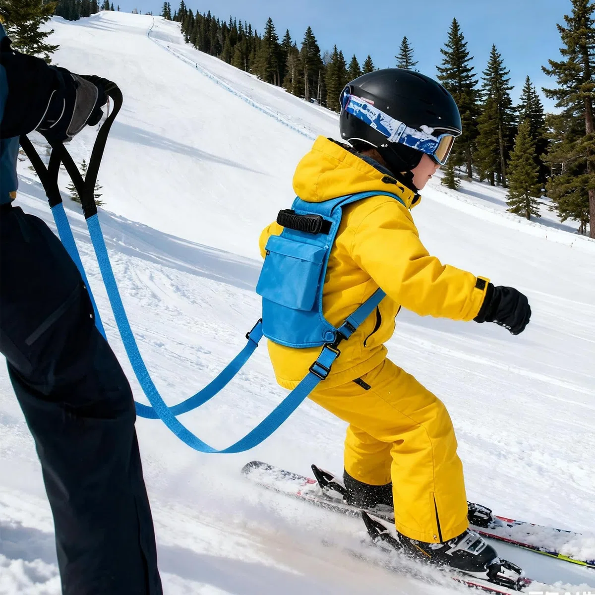 Harnais de Snowboard pour,Sécurité Et Prévention Des Chutes Pour Sports D'Hiver Avec Laisse D'Entraînement - Harnais d'Entraînement pour Ski et Snowboard - Pour Garçons Filles
