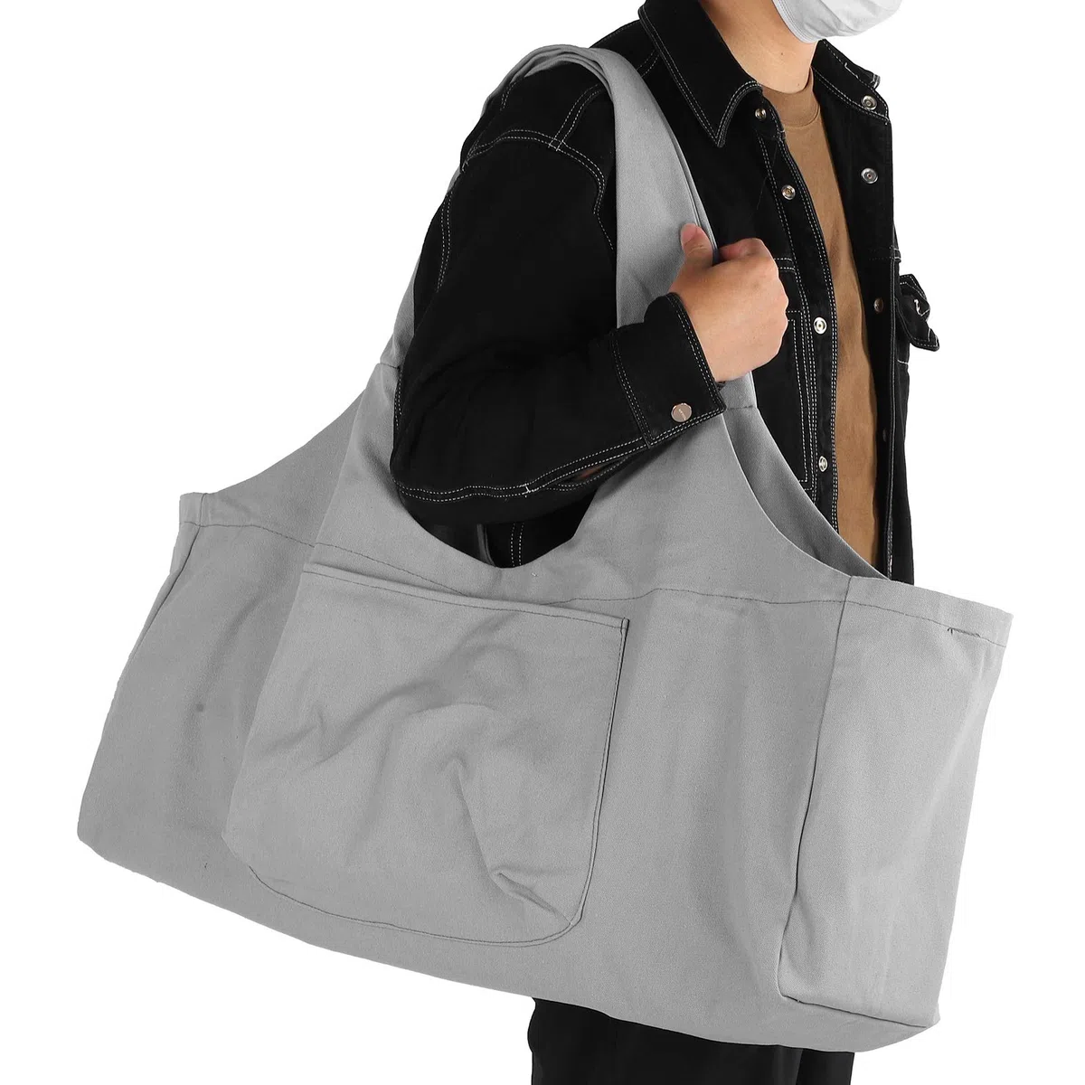 Yoga Package Gym Duffel Bag Sac à Main De Yoga De Grande Capacité pour la Forme Physique en Plein Air, Sac De Tapis De Yoga Transporteur De Tapis De Sport pour L'école De Gym