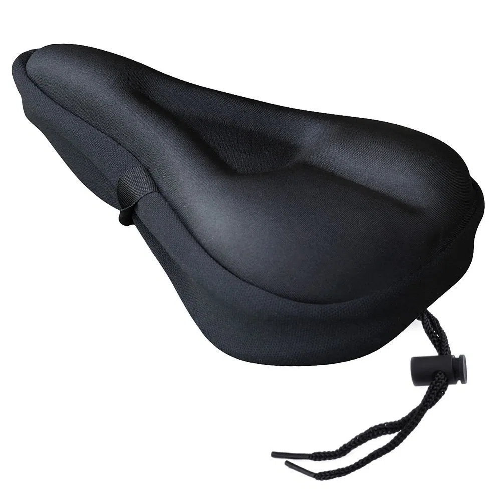 Zacro Housse de Coussin de siège de vélo – Housse de siège de vélo rembourrée en Gel pour Homme et Femme, Confortable, Extra Douce, Compatible avec Peloton, extérieur et intérieur