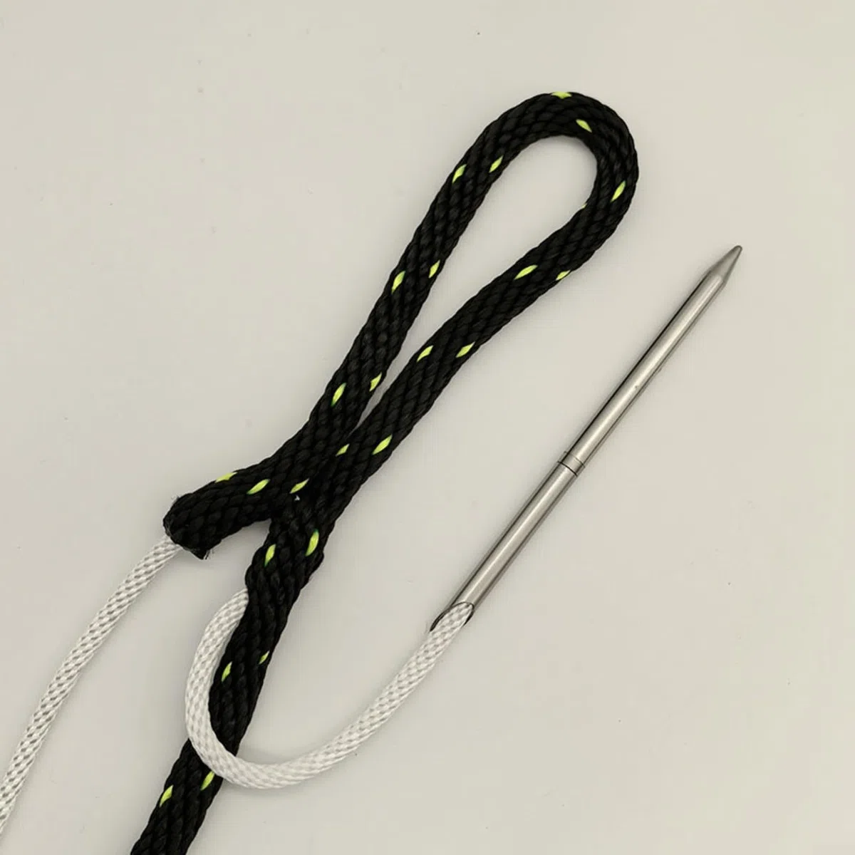 Lot de 6 aiguilles à lacer en acier inoxydable - 5 tailles - Outil de tressage pour voile, randonnée, gréement