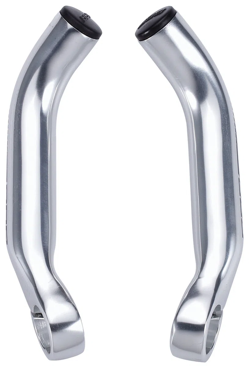 BBB Cycling Classic Bar Ends pour Une Prise Parfaite | Embouts de Guidon en Aluminium en Une Seule Pièce avec Design Courbé | 150mm | BBE-07