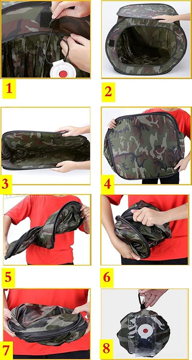 Tente De Cible Airsoft Portable Tactique, Cible De Tir BB/Pliable Adapté pour Airsoft Paintball en Plein Air Et Pratique De Tir