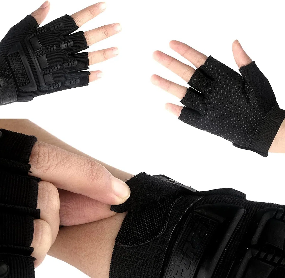 Gilet tactique d'extérieur pour enfants, gilet de combat réglable et respirant avec gants courts pour enfants