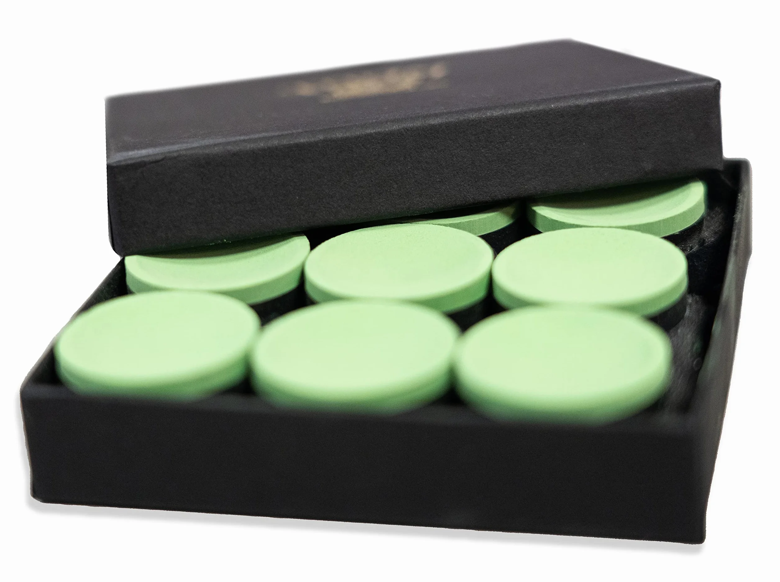 Taom V10 Craie ronde pour queue de billard/snooker Vert clair