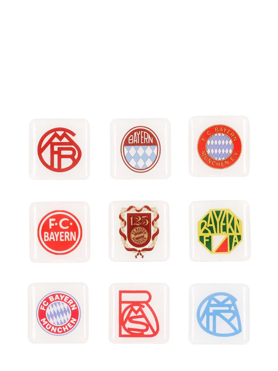 FC Bayern München I Magnet Lot de 10 125 ans I Blanc