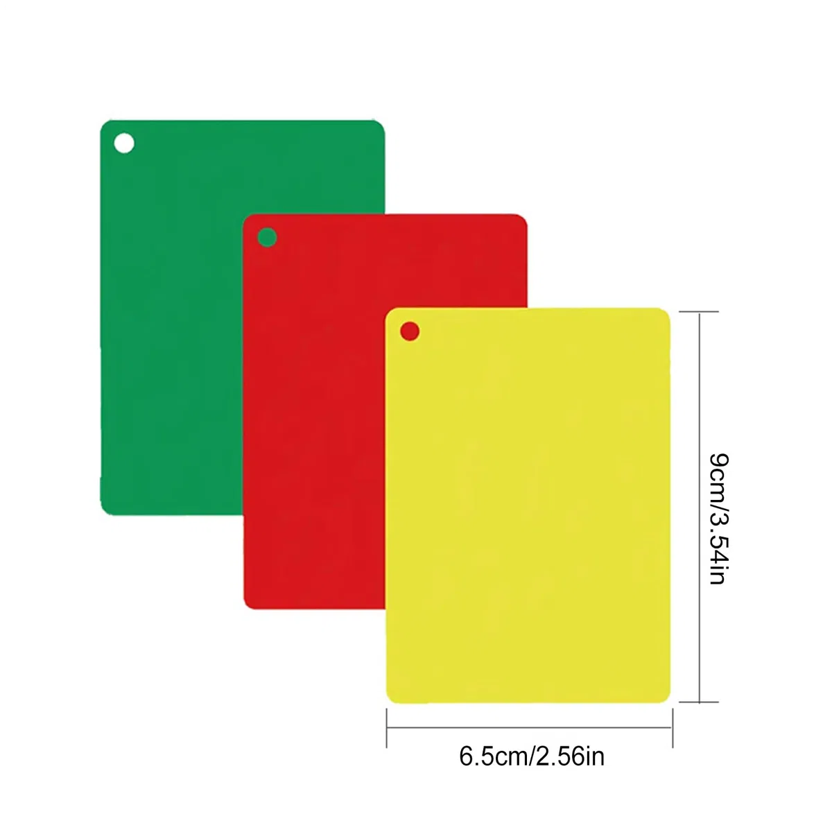 Générique Cartons d'Avertissement pour Arbitre,Accessoires d'Arbitrage de Matchs Sportifs,Cartons Jaune Rouge Vert | pour Matchs, Compétitions, Entraînements, Terrains de Sport, de Jeux et