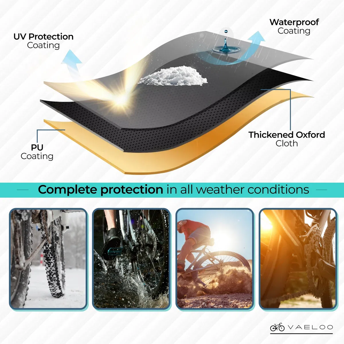 Housse velo exterieur protection, 1 ou 2 vélos, Bâche vélo imperméable, VTT, route, électrique, scooter | Protège velo pluie, soleil, vent | Idéale pour camping, transport, rangement, abri extérieur
