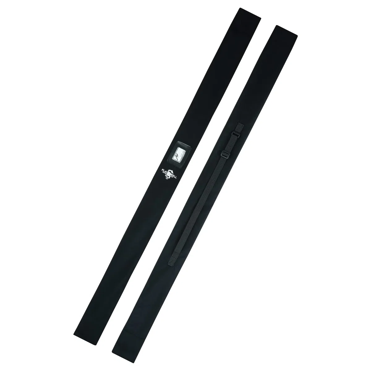 Playwell Étui de transport extra long en toile pour bâtons ou bâtons de lance pour arts martiaux Noir 205,7 cm