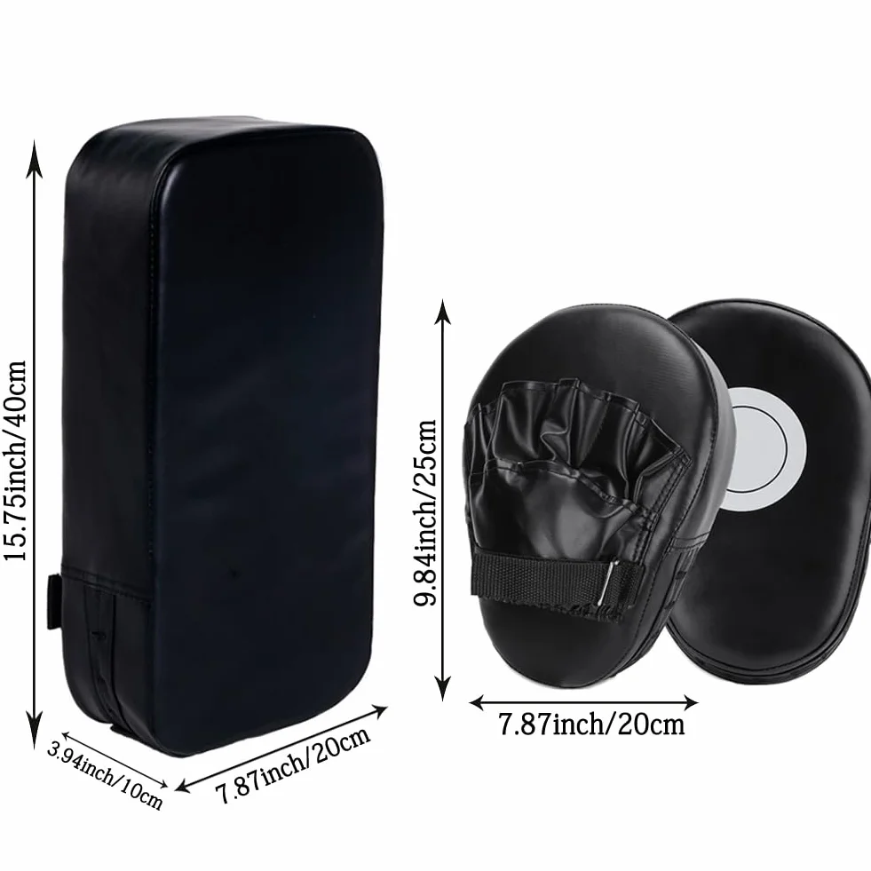 Kit de Pattes d'ours Boxe, Bouclier de Frappe, Bouclier Courbe pour Boxe, Coussin de Frappe, pour Kickboxing, Muay Pattes d'ours, pour Taekwondo Kickboxing Muay Thai Karate