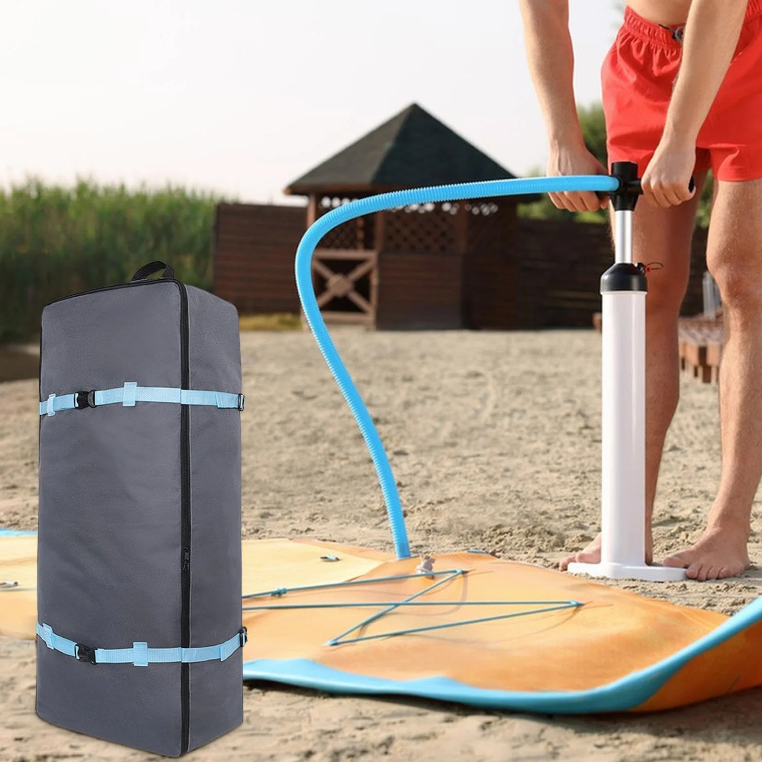Sac de Rangement pour Planche de Paddle | Sac de Transport pour Planche de Surf | Sac de Rangement de Grande capacité | Sac de Rangement pour Planche de Surf à pagaie Portable | Sac à Dos de Voyage