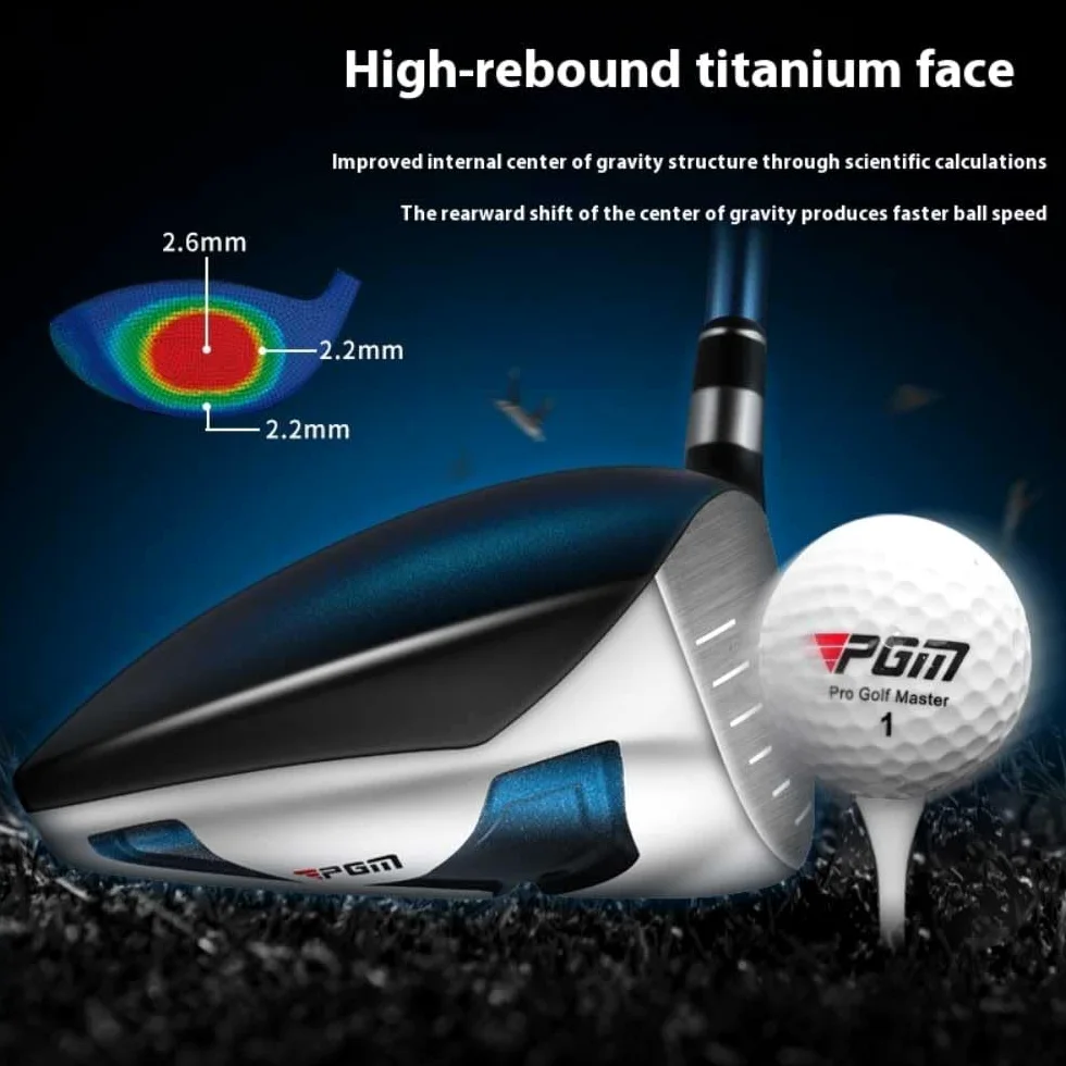 Canne à golf en bois n°1 pour droitier 10,5 degrés pour homme avec manche en graphite de qualité R/S avec couvre-tête