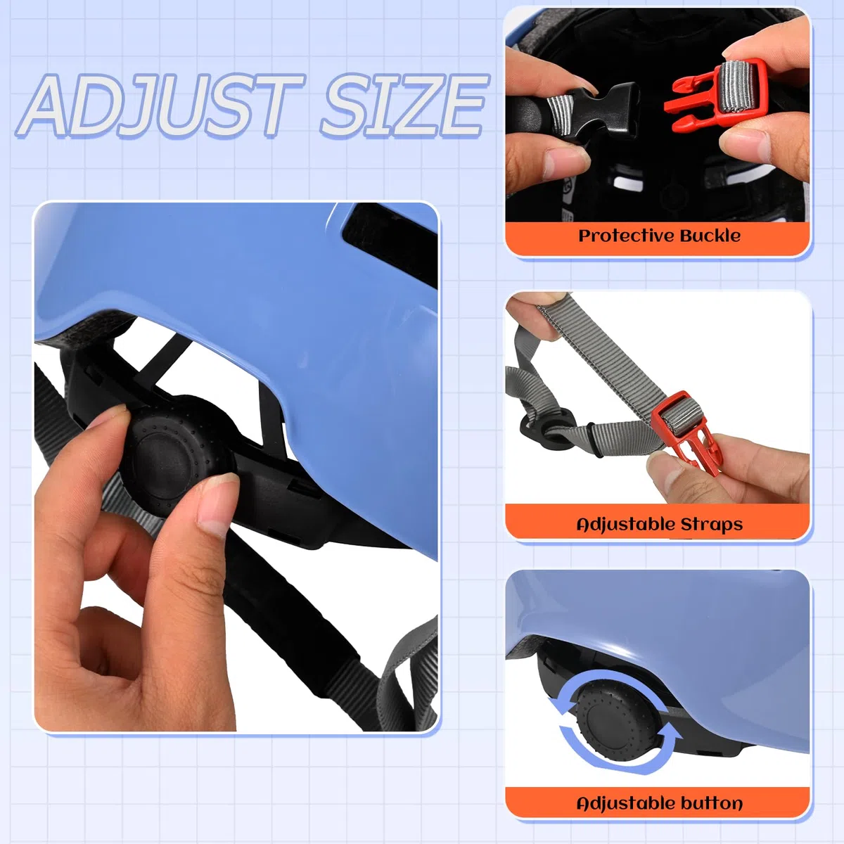 Casque de vélo Enfant réglable pour garçons Filles Enfants Adolescents, Casque de Protection Velo Enfant pour Skateboard vélo Trottinette Rollers et Cyclisme