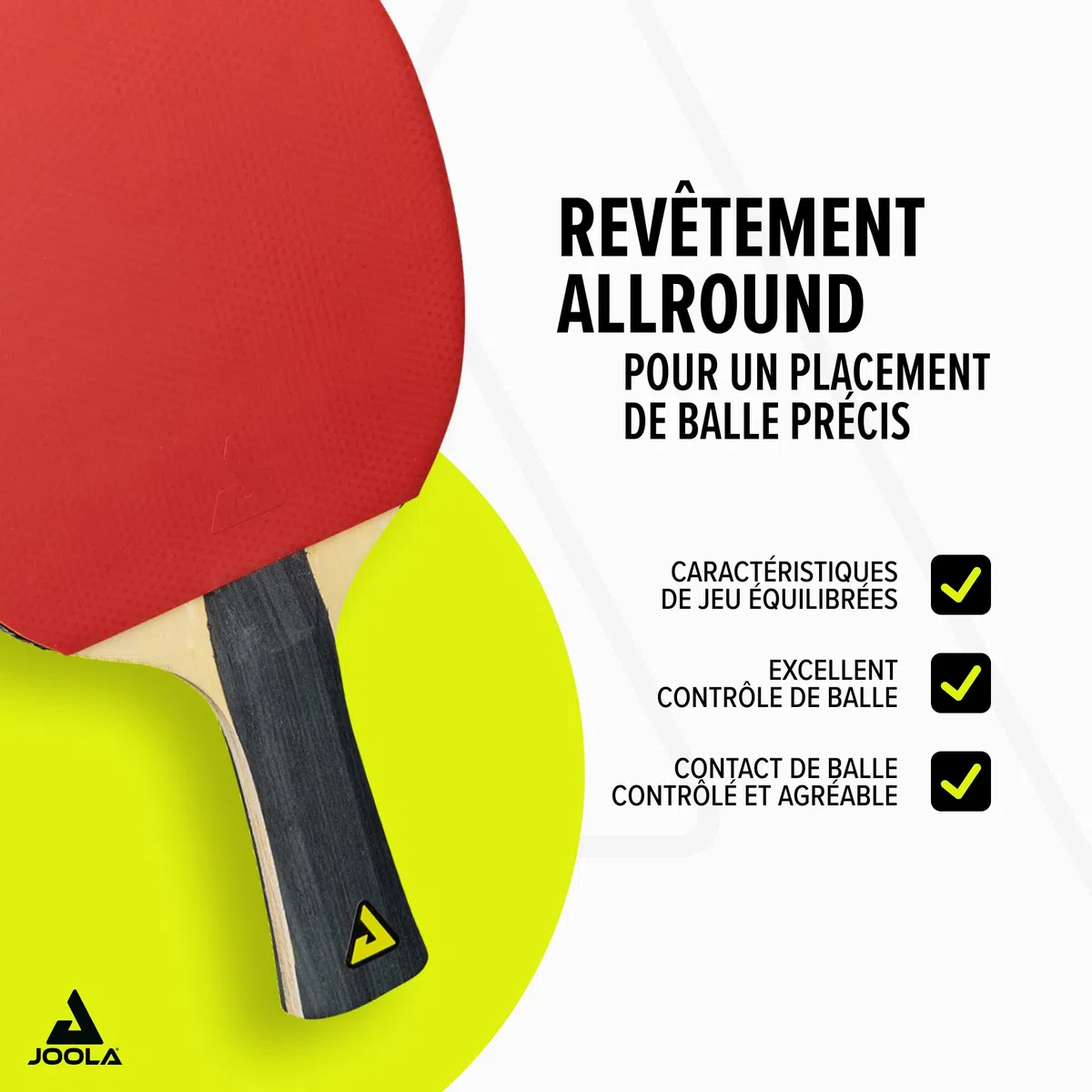 JOOLA Tischtennis-Set Quattro, 4 Tischtennisschläger