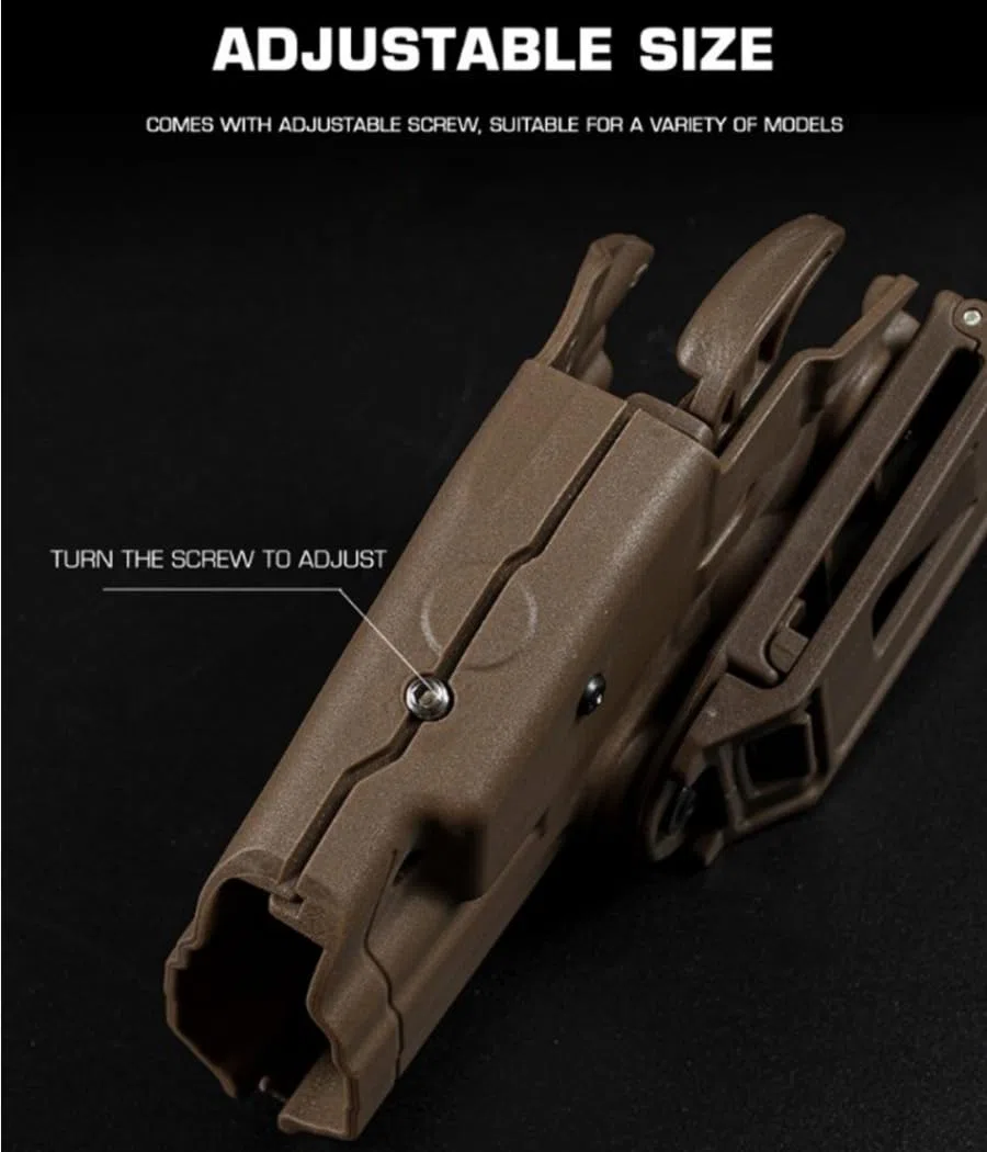 ACEXIER Étui Tactique de Pistolet Gauche Droit pour G1ock 17 20 21 22 31 / H & K VP40 45 / S & W M & P 22 45 9mm / SIGP225 / Taurus PT24 PT809 PT840