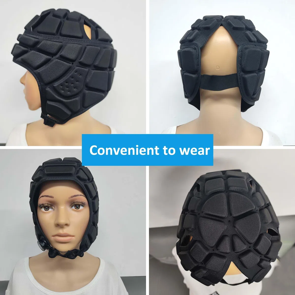 Casque de Gardien de But ProtèGe-TêTes De Protection pour Le rugbys Casque de Protection Rembourré en Mousse Unisexe Conception Ajustable pour Le Rugby,Football,Hockey,skile,Skateboard