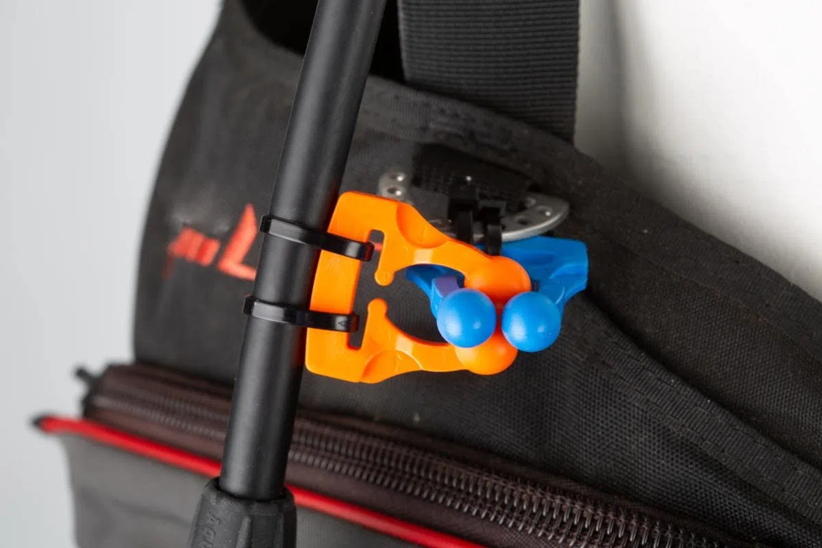 Clip'on Pack 2 Attaches Rapides Bleu