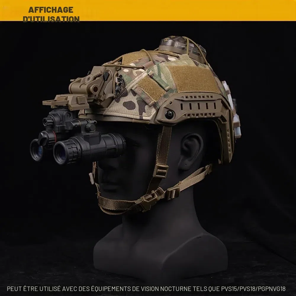 ACEXIER L4G24 Support NVG Métal pour PVS15 PVS18 PGPNVG18 Lunettes de Vision Nocturne Tactique Chasse Militaire Paintball Airsoft OPS Casque Rapide