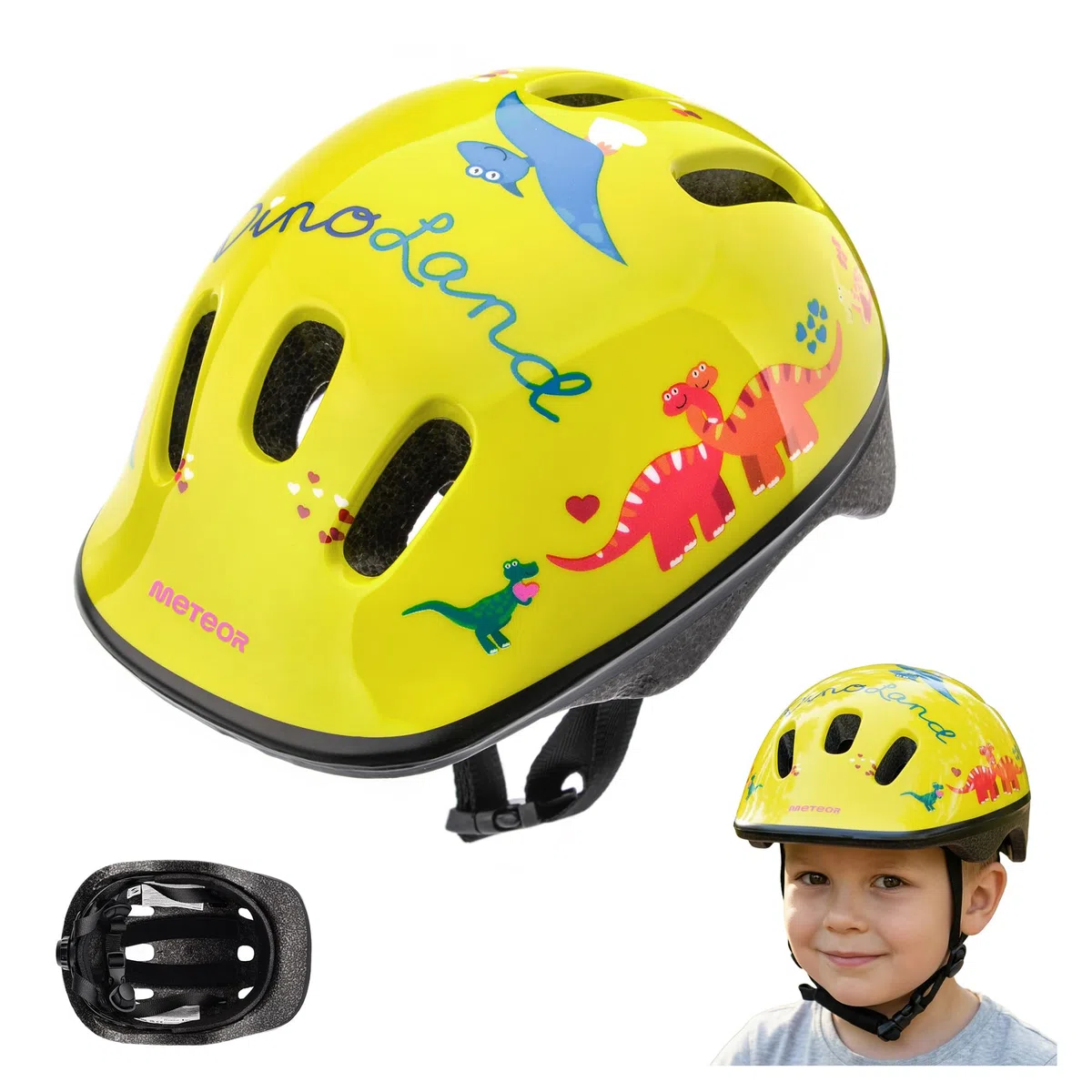 Casque Vélo Enfant VTT et VTC Unisexe Casque de Cyclisme de Réglable de Sport pour BMX Skate Scooter Patines Conçu pour la Sécurité des Utilisateur