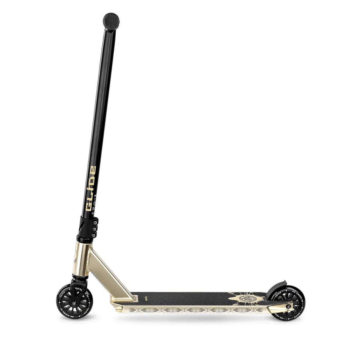 Trottinette Freestyle Movino Glide Roulements ABEC 9 Trottinette Résistante aux Acrobaties Pro Stunt Scooter Roues de 100mm Poids 3,3kg Aluminium 6061