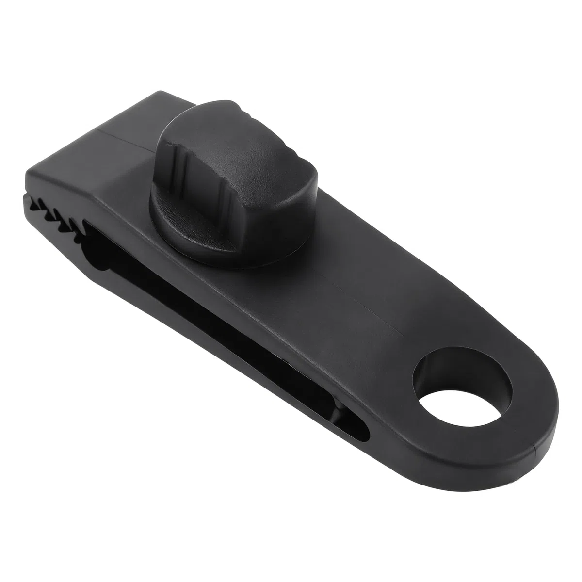Lot de 20 clips de bâche robustes avec cordons élastiques, attaches de bâche coupe-vent, pinces d'auvent pour tentes de camping, housses de caravane (noir)