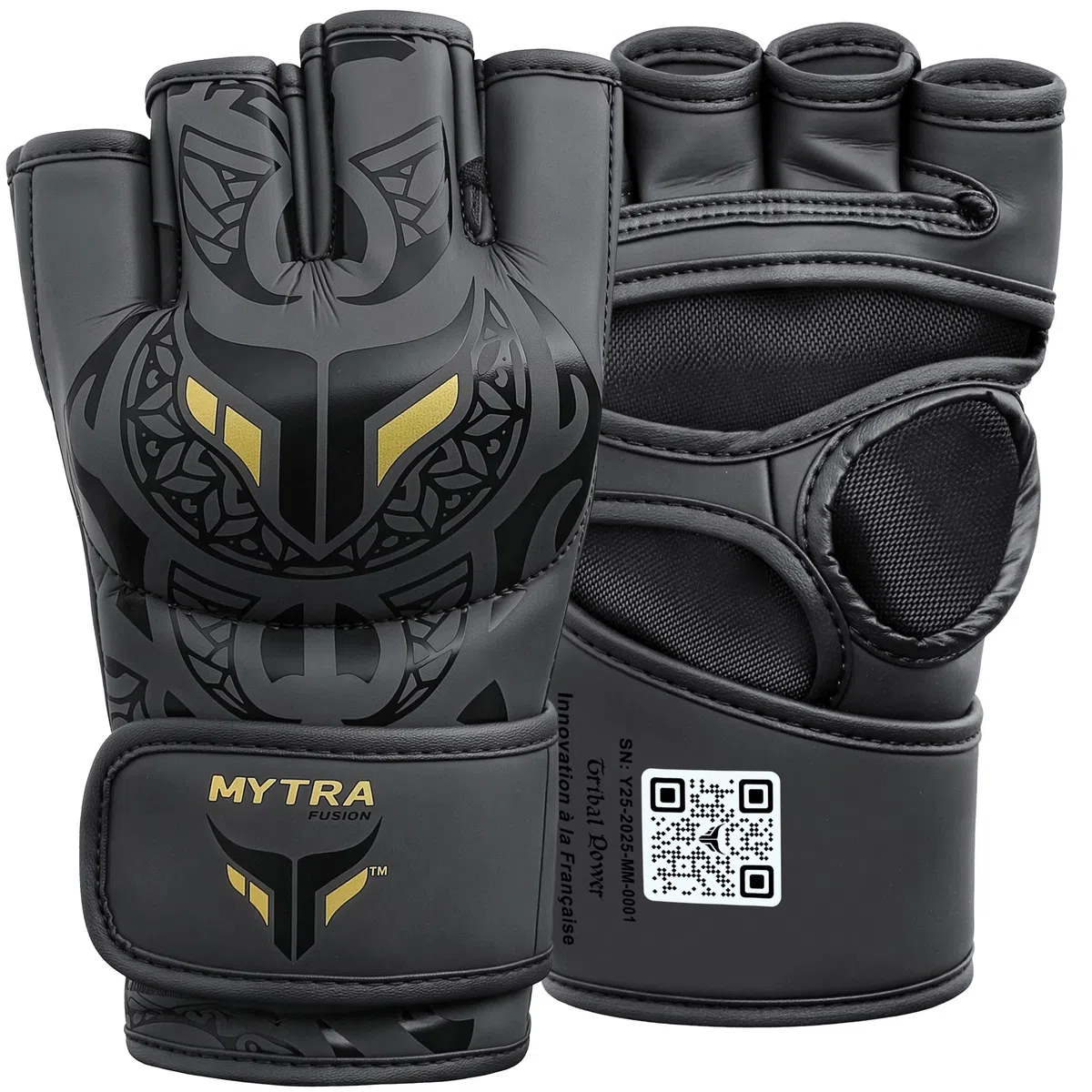 Gants MMA Hommes et Femmes — Conception de Paume Ouverte Respirante Gants Sparring MMA avec Support de Poignet pour Kickboxing, Muay Thai, Combat en Cage et Arts Martiaux