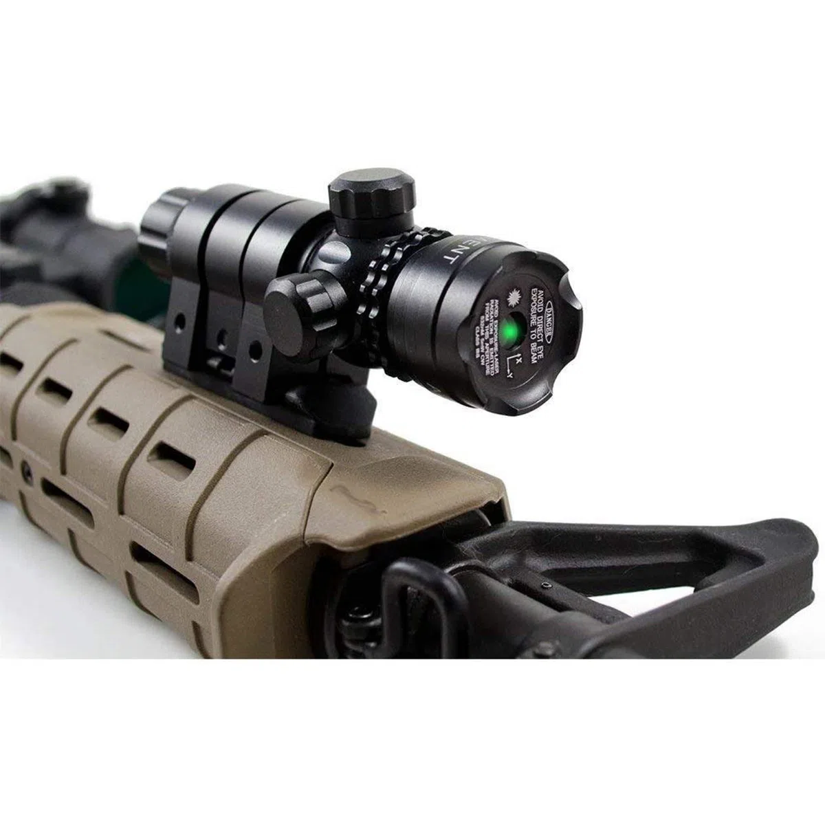 Freelight Anti-choc 532 nm Tactical Green Dot Laser Sight Rifle Gun Scope Rail et Barrel Mount Cap Pressostat avec chargeur