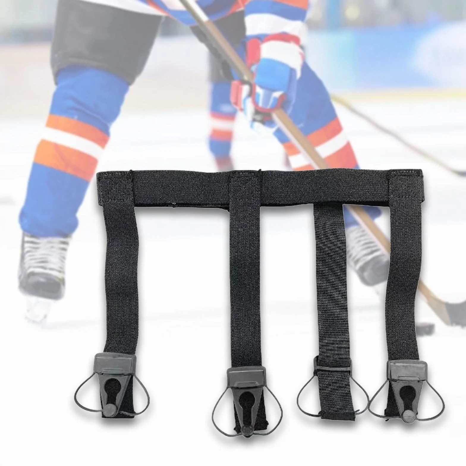 Support de Jarretelles de Hockey, Sangle de Jock, Pantalon de Protection, Legging, Clips de Chaussettes, équipement de Hockey sur Glace pour Sparring