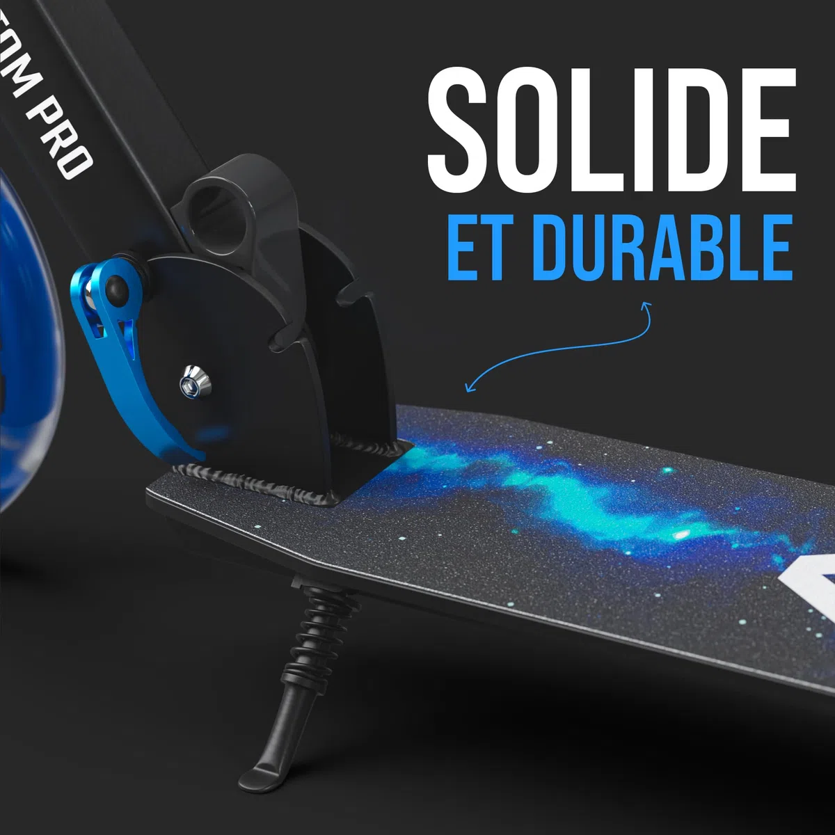 Apollo Trotinette aux Roues XXL - 200mm - Trotinette Freestyle de Ville Phantom Pro - City Scooter Pliable et à Hauteur Ajustable pour Adultes et Enfants