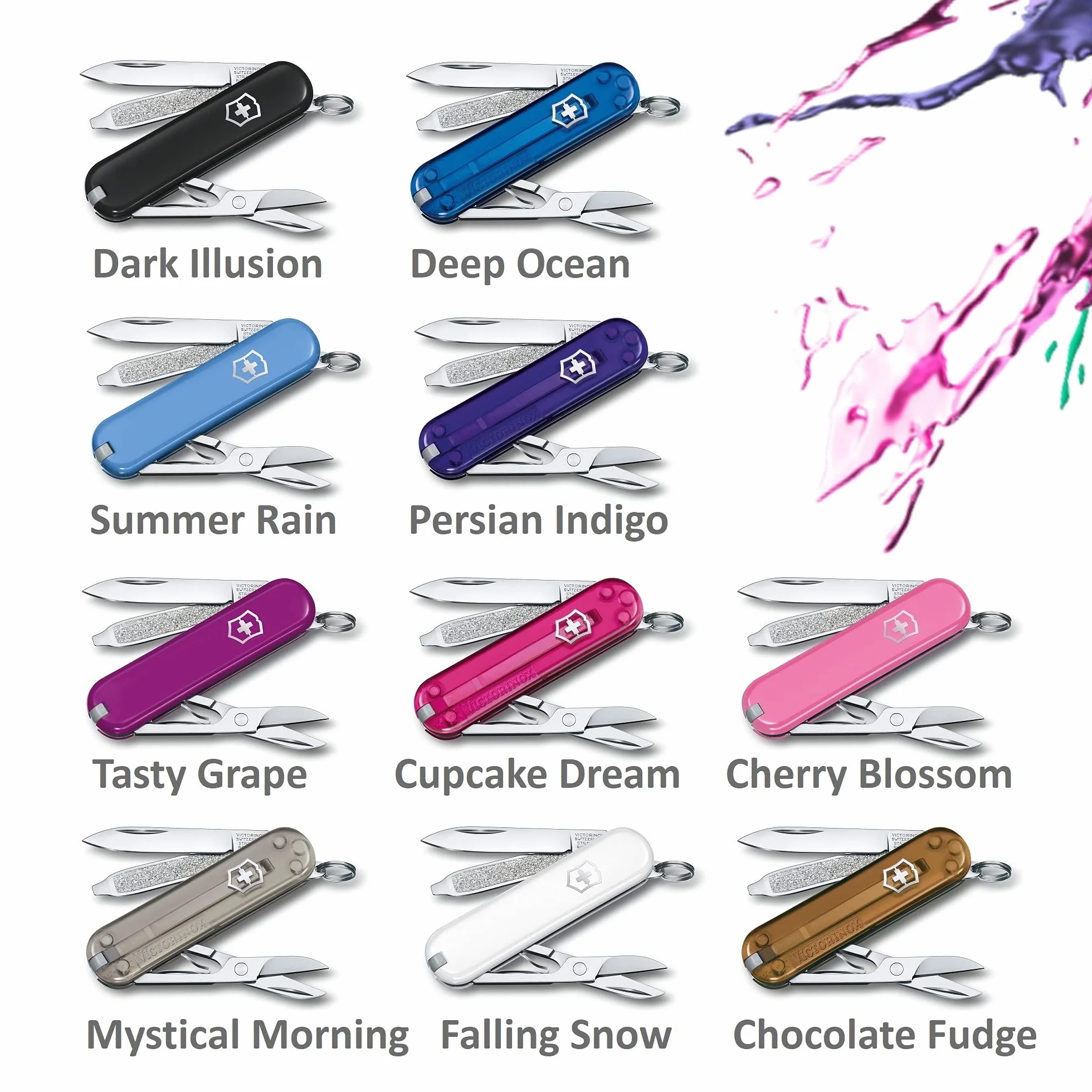 Victorinox, Classic SD, Couteau de Poche Suisse, Multifonction, Léger, 7 Fonctions, Petite lame, Lime à ongles, Tournevis 2,5 mm