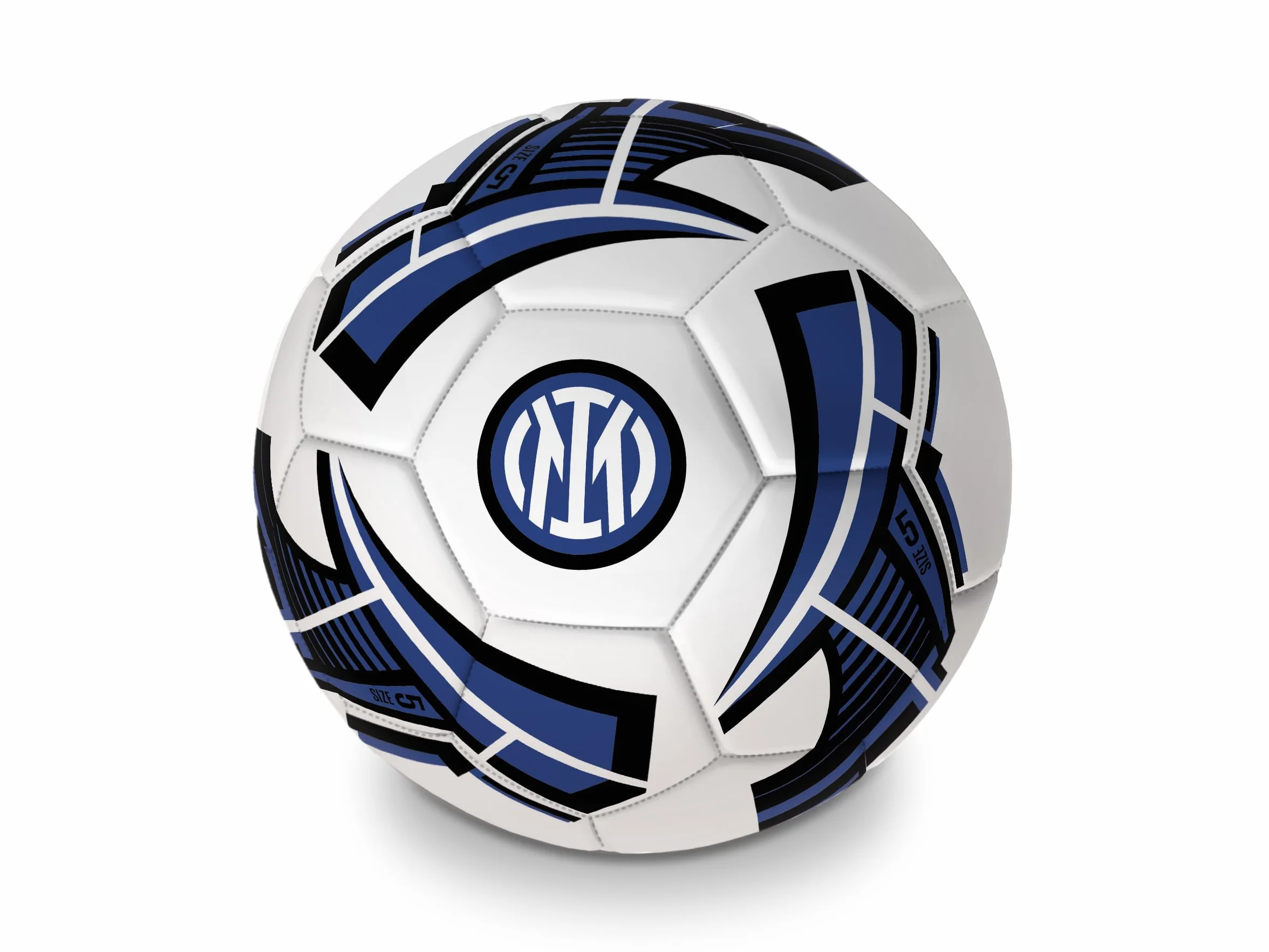 Mondo Sport - INTER Ballon de Football Cousu - Produit Officiel - Taille 5 - 400 grammes - 13642, TPU