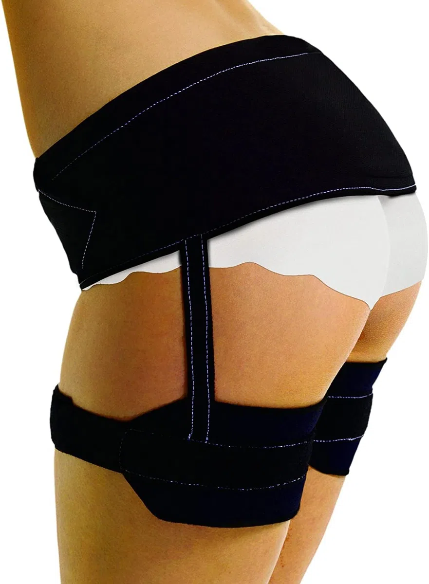 Slendertone Electrodes adhésives de rechange pour fessier, Noir/Doré, Taille unique