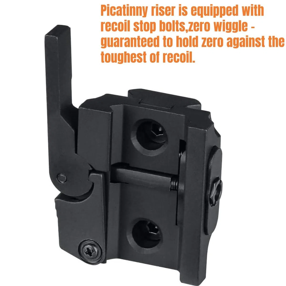Support de Montage P.icatinny QD, Hauteur 13 mm (0,5 Pouce), Rail 20 mm, réglage sans Outil pour viseurs Point Rouge, optiques et Accessoires