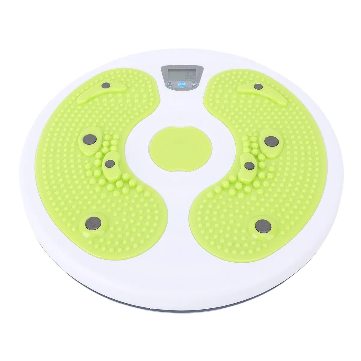 BuyWeek Disque de Torsion de Taille avec Compteur Numérique, Twist Disque de Fitness PP Antidérapant pour Massage des Pieds et Exercice de Taille