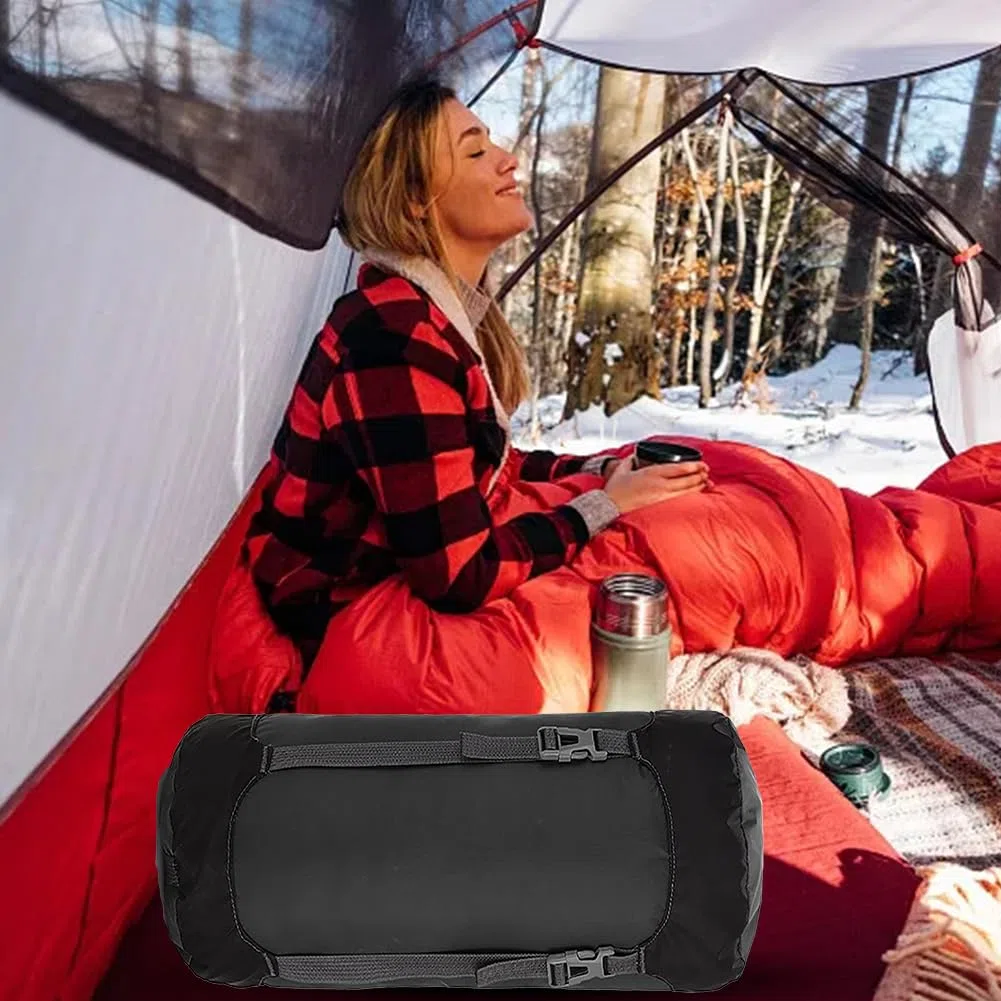 Sac De Compression pour Sac De Couchage,Sac De Rangement en Nylon Compact pour Le Camping,Sac De Rangement pour Sac De Couchage,Étanche Et Ultra Léger,pour Les Voyages,La Randonnée