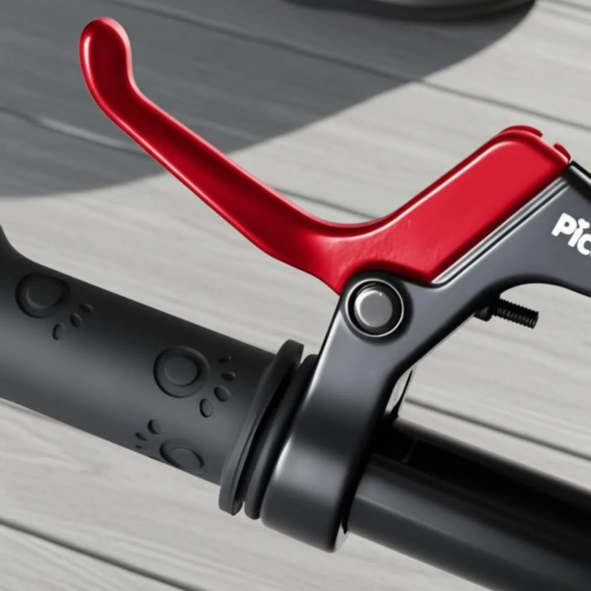 Manette de Frein de Vélo Enfant Résistant à la Levier Frein En Aluminium Installation Facile pour Enfants, Blanc