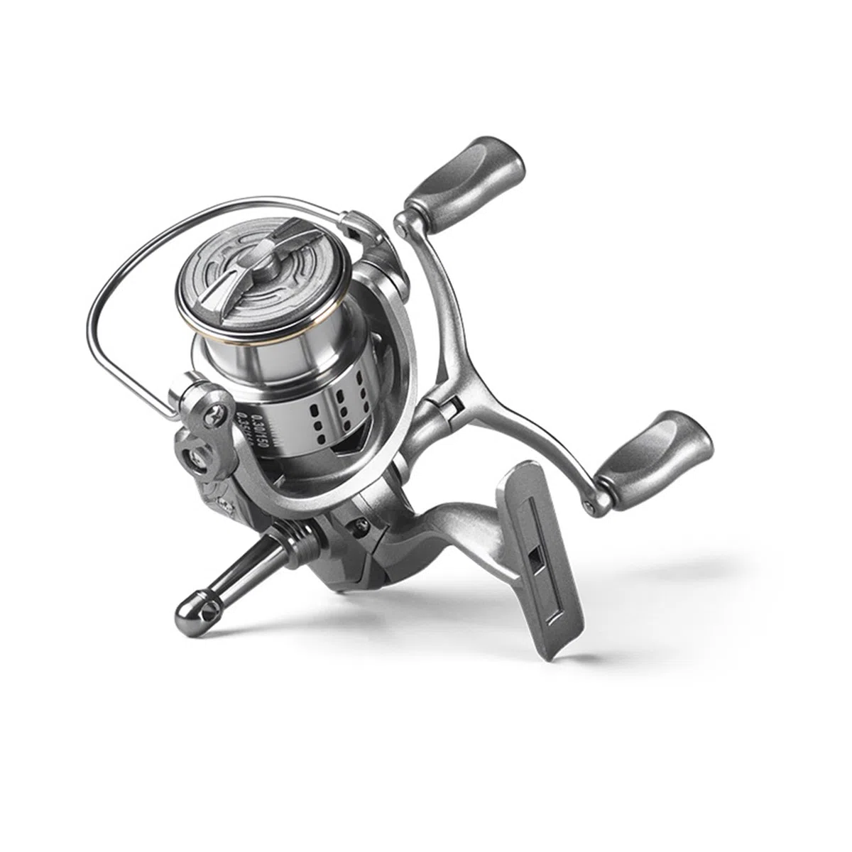 Moulinet de Pêche,Moulinets de Pêche,Moulinet Casting pour Eau de Mer ou Eau Douce,Moulinet Carpe avec Double Poignée Interchangeable,1500-2500 Traînée Max 8KG