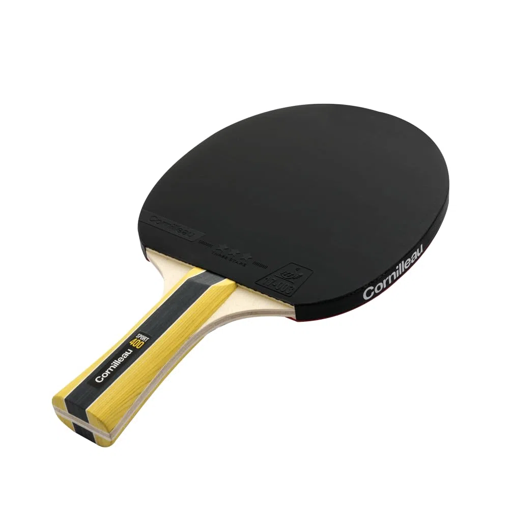 CORNILLEAU - Sport 400 - Raquette de ping Pong d'intérieur Polyvalente - revêtement ITTF 3 étoiles