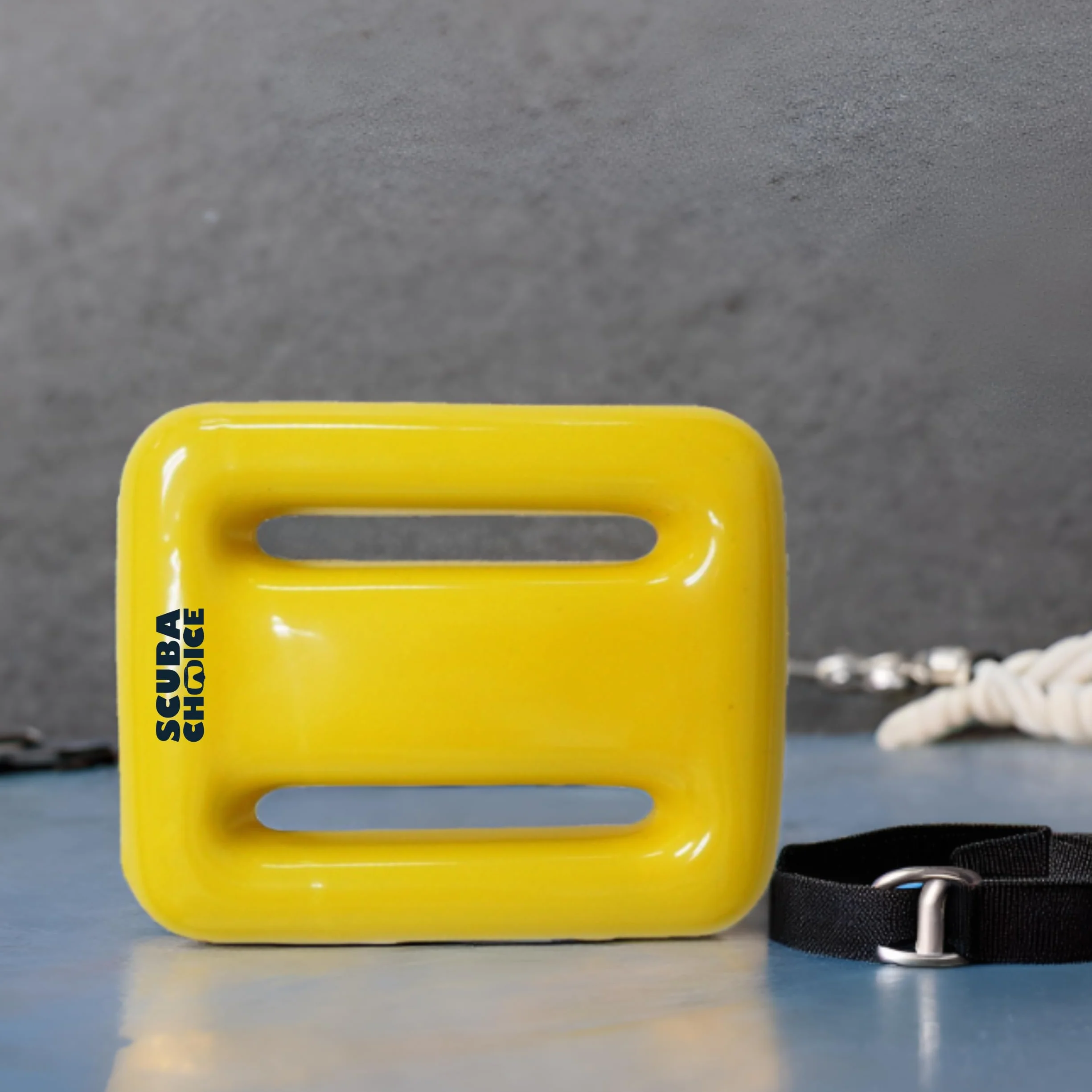 Scuba Choix Jaune Enduit de Vinyle plongée plombs