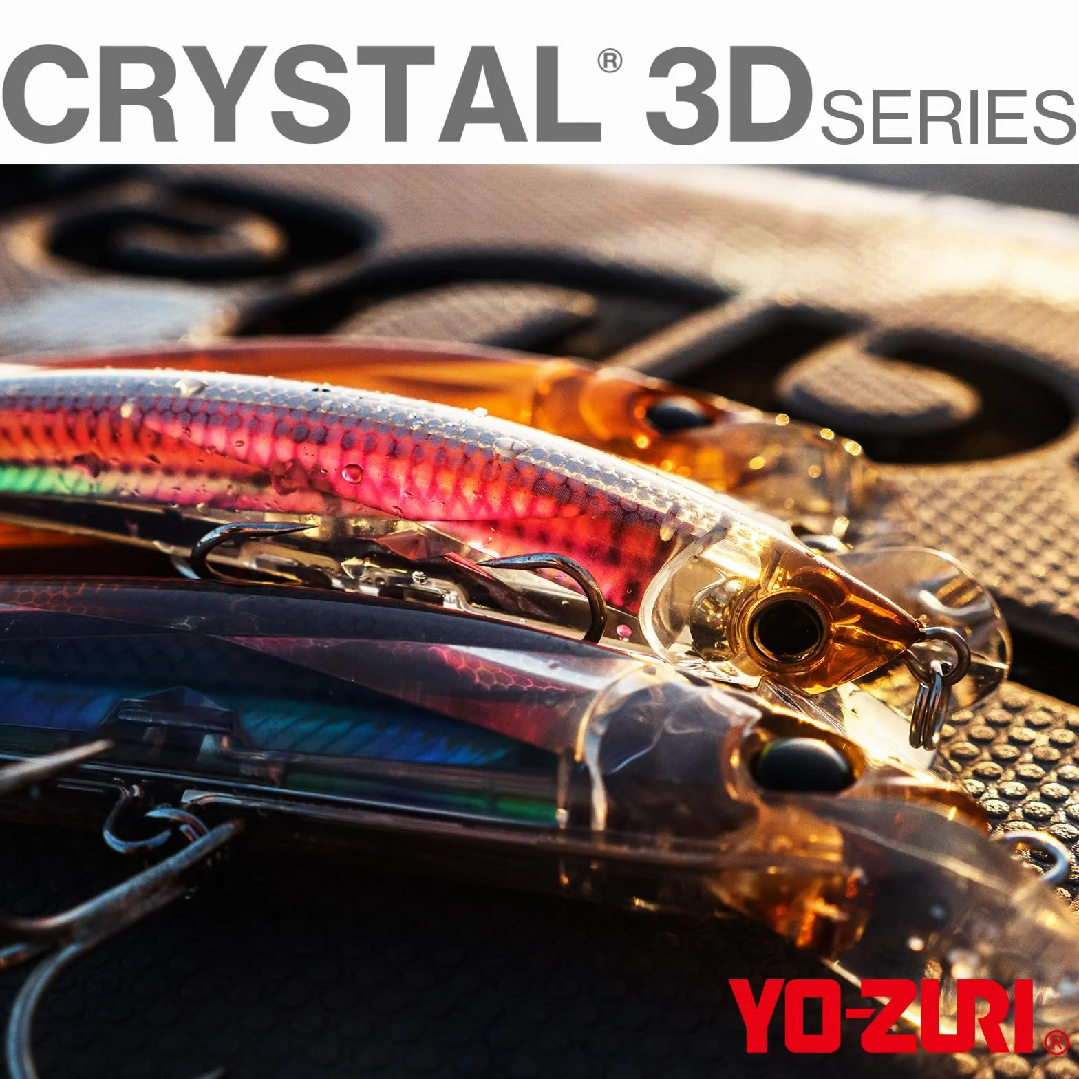 Yo-Zuri Crystal 3D Minnow Naufrage Leurre, Noir/argenté