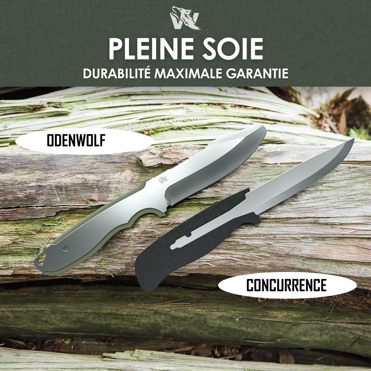 Wolfgangs W-KIDS - Schnitzmesser Kinder mit Süßem Kindermesser Führerschein - Outdoor Kinder Messer Set mit Scheide und Feuerstahl - DAS Kinder Schnitzmesser für das erste große Abenteuer