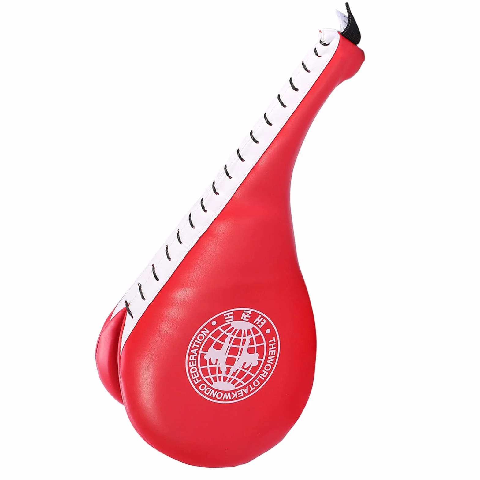 Taekwondo Double Strike Pad Cible Tae Kwon Do Karaté Kickboxing équipé d'un Poignet, Ce Coussinet de Frappe Confortable et les Utilisateurs sur la Performance