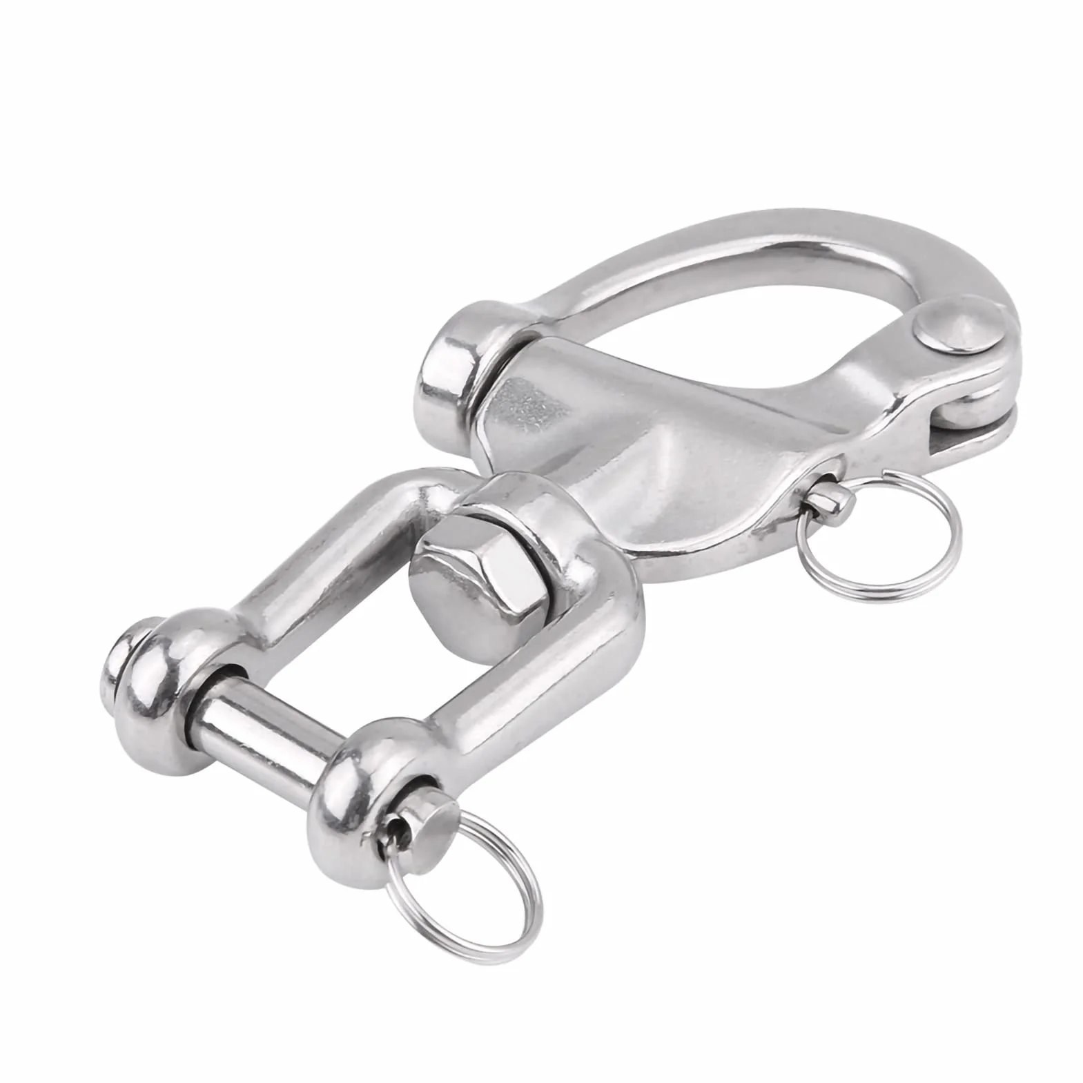 Mousqueton Pivotant à Mors en Acier Inoxydable 316 Drisse de Voilier(128mm) mousqueton d attelage+mousqueton d attelage mousqueton d attelage mousqueton d attelage mousqueton d attelage mousqueton d