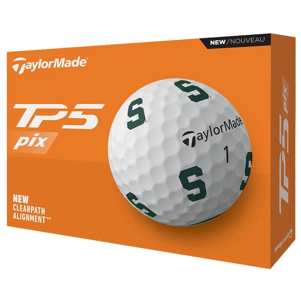 TaylorMade Golf 2024 TP5 PIX Michigan State Une douzaine