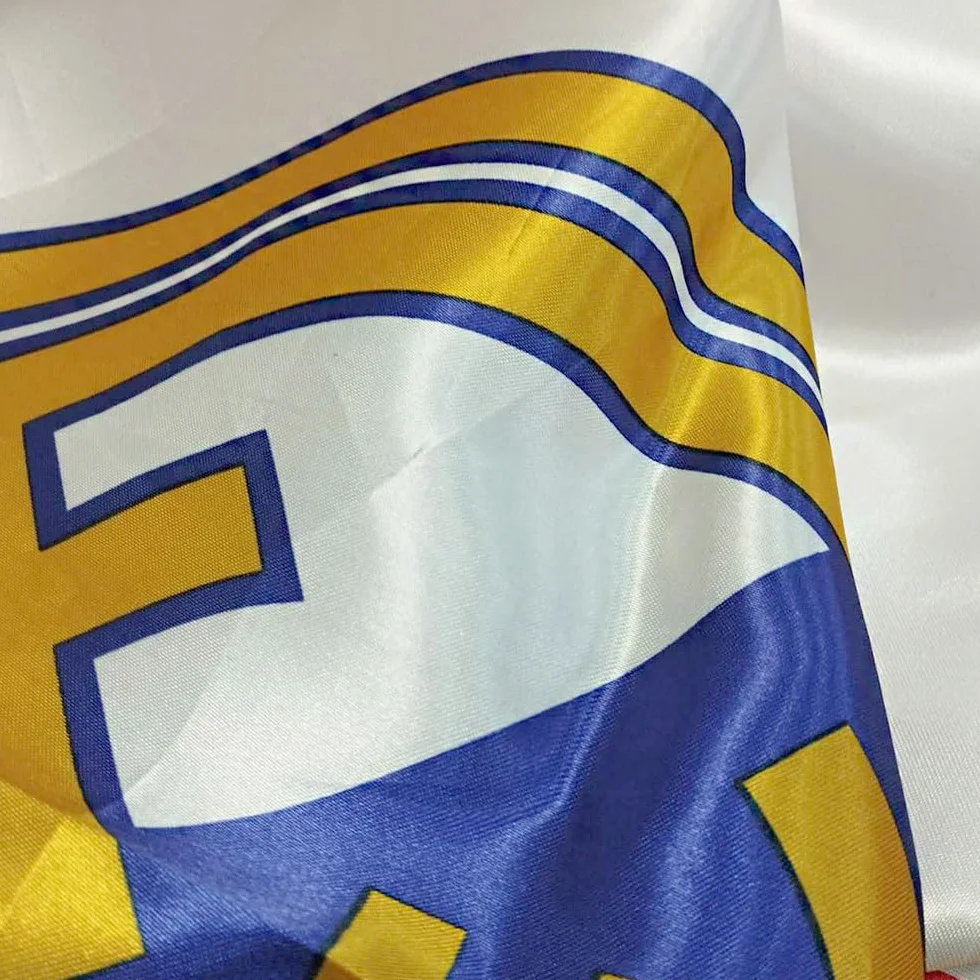 Drapeau officiel de l'équipe de football d'Espagne du R Madrid, idéal pour offrir en cadeau, pour les matchs et les célébrations