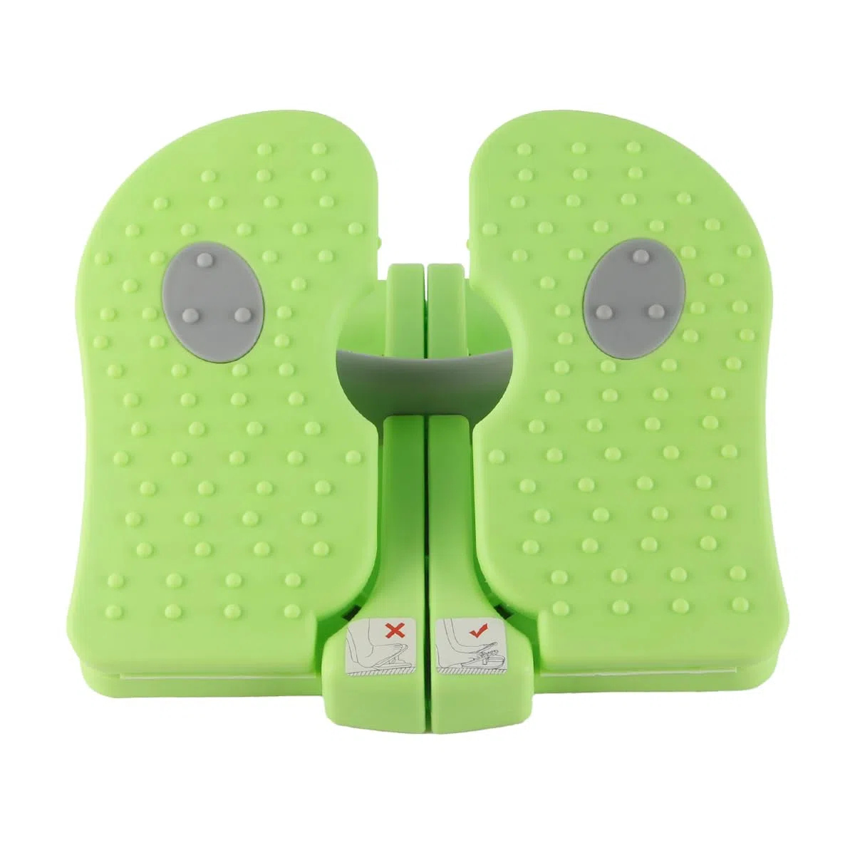 Mini Stepper à pédale, équipement de Fitness Portable sous Le Bureau, Outil d'entraînement Portable avec Tapis antidérapant Vert pour la Maison, la Salle de Sport, Les Voyages et Le Bureau
