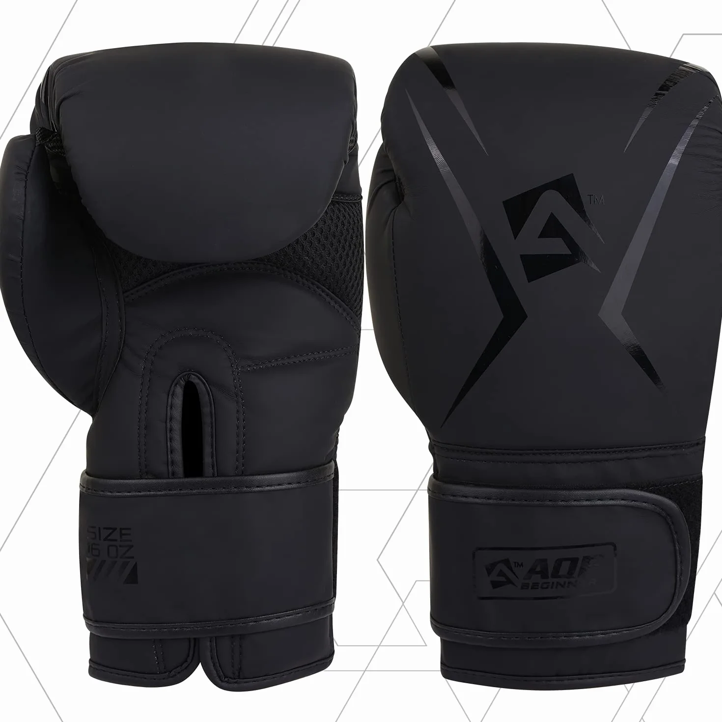 AQF Gants de Boxe Premium en Cuir MMA, Arts Martiaux Rembourrage Élégant 4-16 Oz Pour Homme, Femme et Enfant