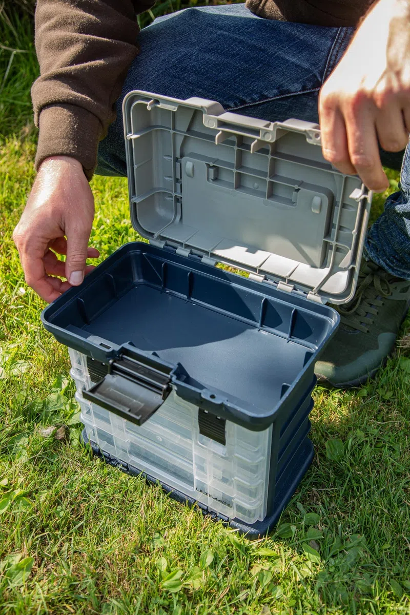 Coffre Ultimate Compact Storage Box Incl. 4 Boites De Rangement - Mallette De Pêche