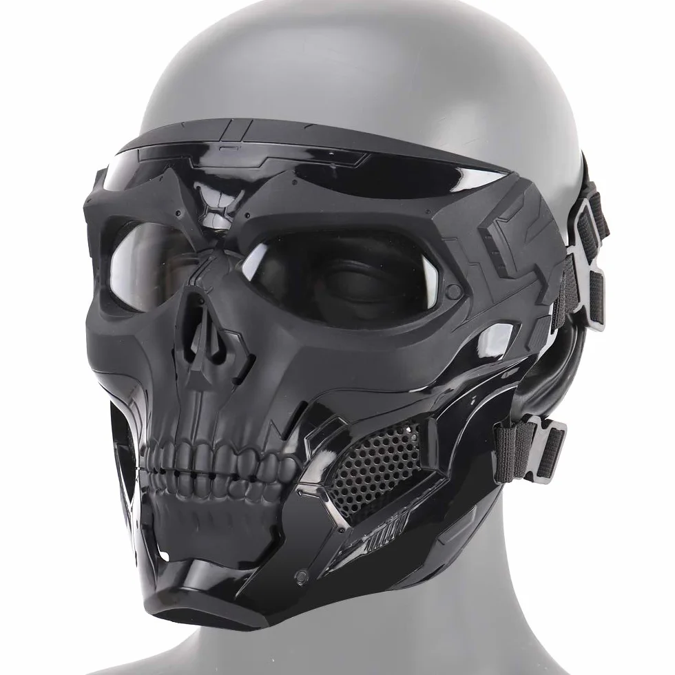 Halloween CR?ne Masques Airsoft Complet Visage De Protection Masques CS Guerre Jeu BB Gun Squelette Masques Parti Cosplay Masque Film Props